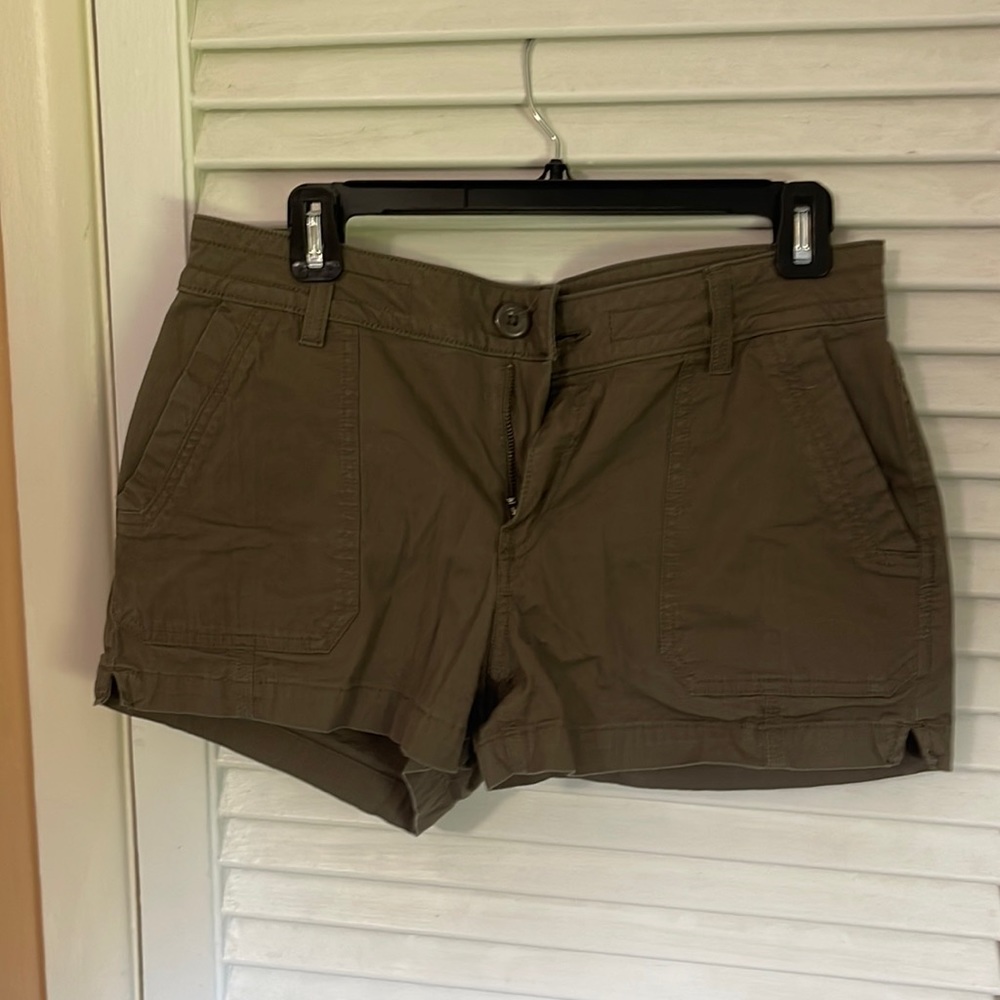 Prana Elle Shorts, Tan, 3 inch inseam